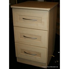 Modern Three Drawer Office Chest of Drawers