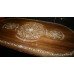 Inlaid Mother of Pearl Rosewood Twin Pedestal Centre Table