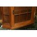 Medium Oak Glazed Wall Display Cabinet