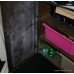 Old Pine Shelved Cupboard with Doors
