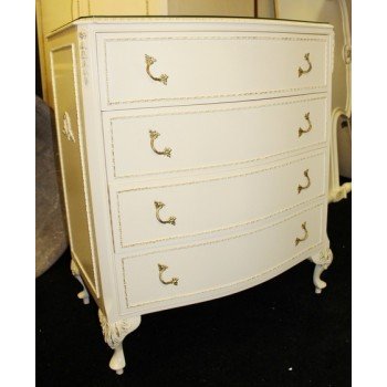 Olympus Louis XV Style Cream Chest of Drawers