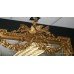 Ornate Antique Gilt Overmantle Mirror c.1840