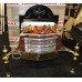 Ornate Brass Coal Effect Electric Fire
