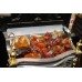 Ornate Brass Coal Effect Electric Fire