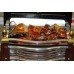 Ornate Brass Coal Effect Electric Fire