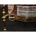 Ornate Brass Coal Effect Electric Fire