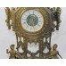 Ornate Brassed Antique Style Mantle Clock
