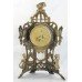 Ornate Brassed Antique Style Mantle Clock