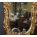Ornate Antique Carved Giltwood Mirror