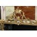 Ornate Gilt Antique Style Carved Wood Overmantle Mirror