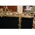 Ornate Gilt Antique Style Carved Wood Overmantle Mirror