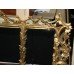 Ornate Gilt Antique Style Carved Wood Overmantle Mirror