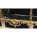 Ornate Gilt Antique Style Carved Wood Overmantle Mirror