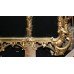 Ornate Gilt Antique Style Carved Wood Overmantle Mirror