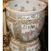 Ornate Hand Decorated Chinese 20th c. Ceramic Urns & Seat 