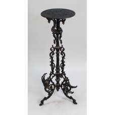 Ornate Heavy Cast Iron Metal Plant Stand