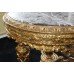 Ornate Marble Topped Carved Giltwood Centre Table