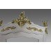 Ornate Mirrored Louis XV Style Armoire with Cherubs