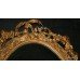 Ornate Victorian Oval Gesso Gilt Girandole Mirror