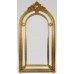 Ornate Tall Louis XV Style Arched Giltwood Mirror