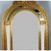 Ornate Tall Louis XV Style Arched Giltwood Mirror