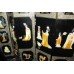 Ornately Decorated Oriental Chinoiserie Relief Lacquer Six Fold Screen