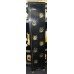 Ornately Decorated Oriental Chinoiserie Relief Lacquer Six Fold Screen