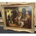 Fine G.B.Osterman Interior Scene Painting Oil on Board