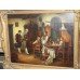 Fine G.B.Osterman Interior Scene Painting Oil on Board