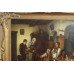 Fine G.B.Osterman Interior Scene Painting Oil on Board