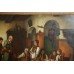 Fine G.B.Osterman Interior Scene Painting Oil on Board