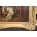 Fine G.B.Osterman Interior Scene Painting Oil on Board