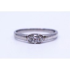 Oval Brilliant Cut 0.65 Carat Diamond Platinum Ring