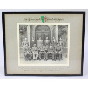 Oxford University St Peter's Hall Cricket XI 1939 Photograph