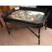 Painted Black & Gold Antique Style Tray Table
