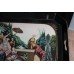 Painted Black & Gold Antique Style Tray Table