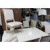 Large Painted Craquelure Decapé Dining Table & 6 Chairs