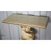 Painted Italian Carved Wood Cherub Side Table