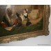 19th c. Genre Painting Oil on Canvas