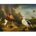 Large Dutch Golden Age Style Birds Painting 