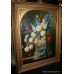 Large Dutch Old Master Style Flowers Oil on Canvas
