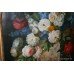 Large Dutch Old Master Style Flowers Oil on Canvas