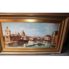 Pair of Large Early 19thc. Venetian Oil Paintings