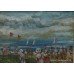 Walter John Beauvais (1942-98)  Beach Scene Oil Painting