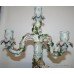 Pair of 19th c. Sitzendorf Candelabras