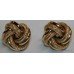 Pair of 9ct Gold Cartier Style Rope Knot Earrings