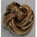 Pair of 9ct Gold Cartier Style Rope Knot Earrings