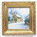 Pair of Alan King Winter Landscape Paintings Oil on Canvas