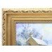 Pair of Alan King Winter Landscape Paintings Oil on Canvas