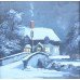 Pair of Alan King Winter Landscape Paintings Oil on Canvas